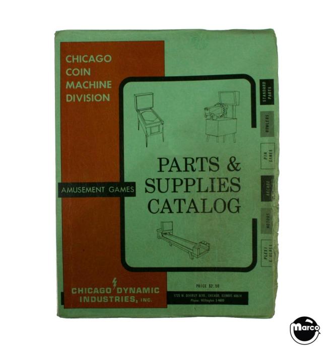 CCM69 CHICAGO COIN MACHINE 1969 parts & supplies catalog