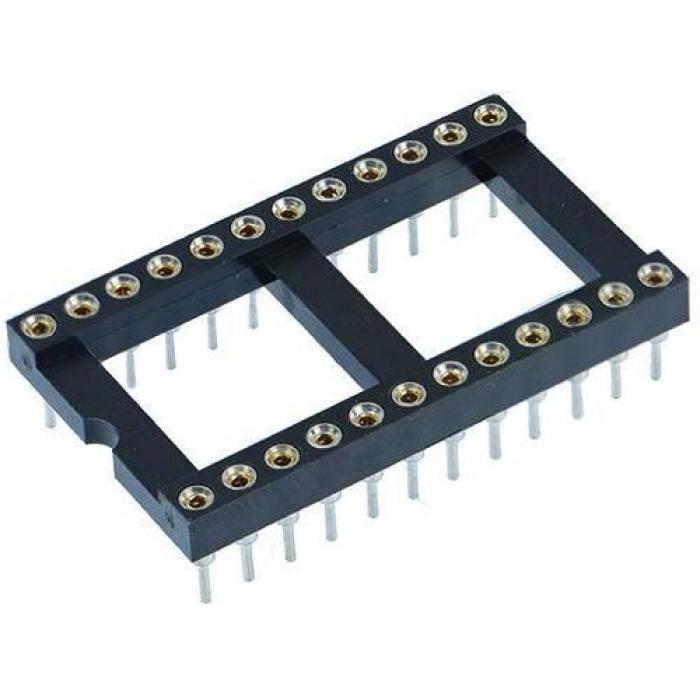 DIP24M IC Socket machine pin 24 pins .600 inch wide