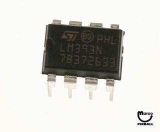 Lot De 2 Circuits Intégrés LM393N ON Semiconductor - DIP 8 - Neuf Ancien Stock