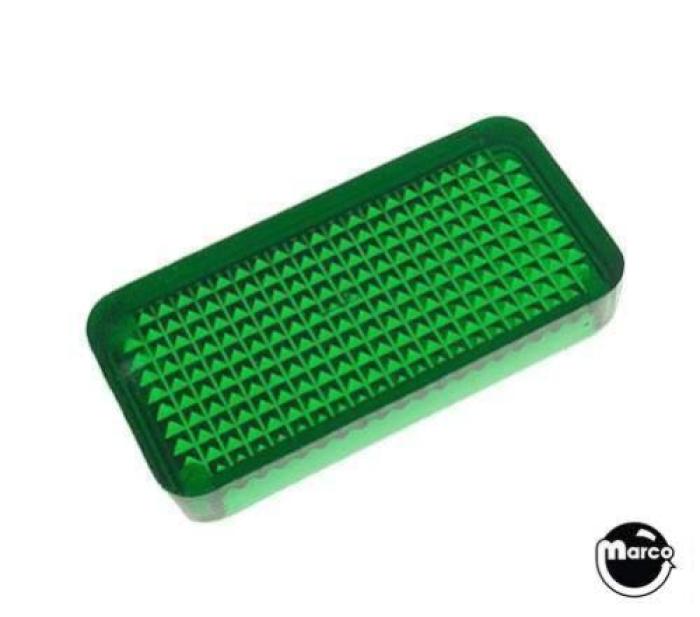 Rectangular Playfield PI-112REC-GT - ins-rect 3/4x1-1/2 stippled tranparent green