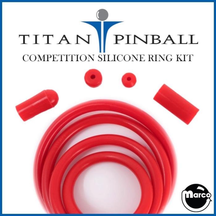 Kit D'élastiques (rubbers) Pour Flipper Gottlieb Vulcan - Joints Et Doigt De Batteur Jaune, Neuf