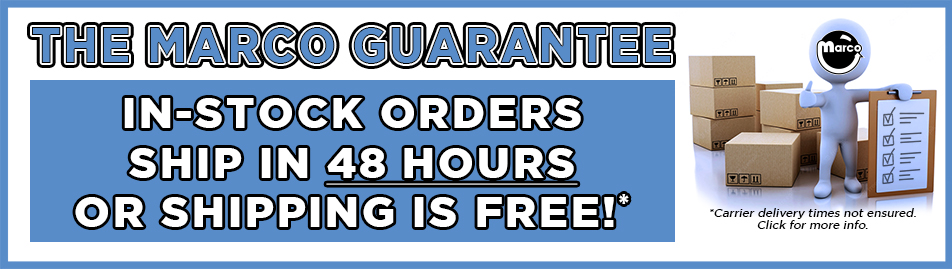 The Marco Guarantee - 48 Hours or Shipping is Free